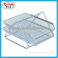 High-grade Metal Mesh 2 tier Document tray for office